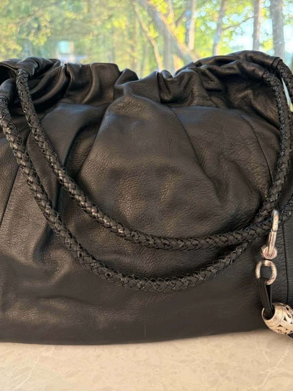Studded Brighton Hobo Bag